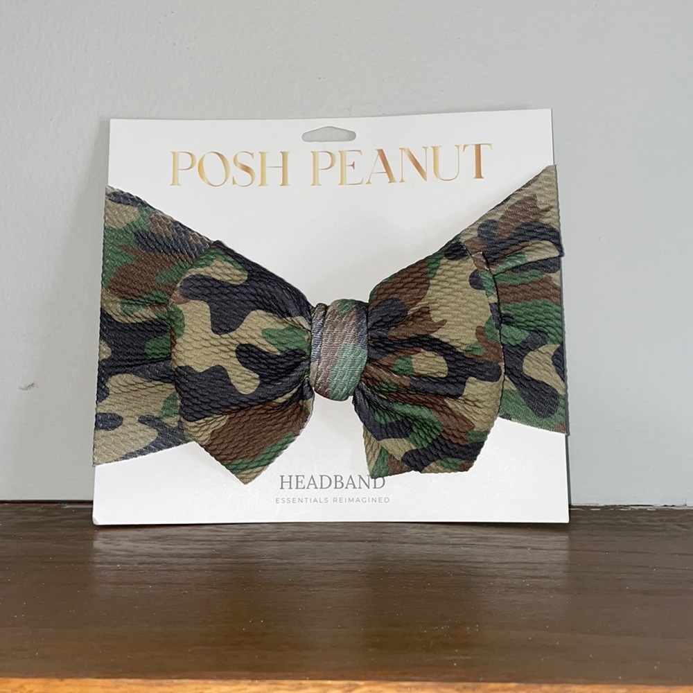 COPY - Posh peanut camo headband